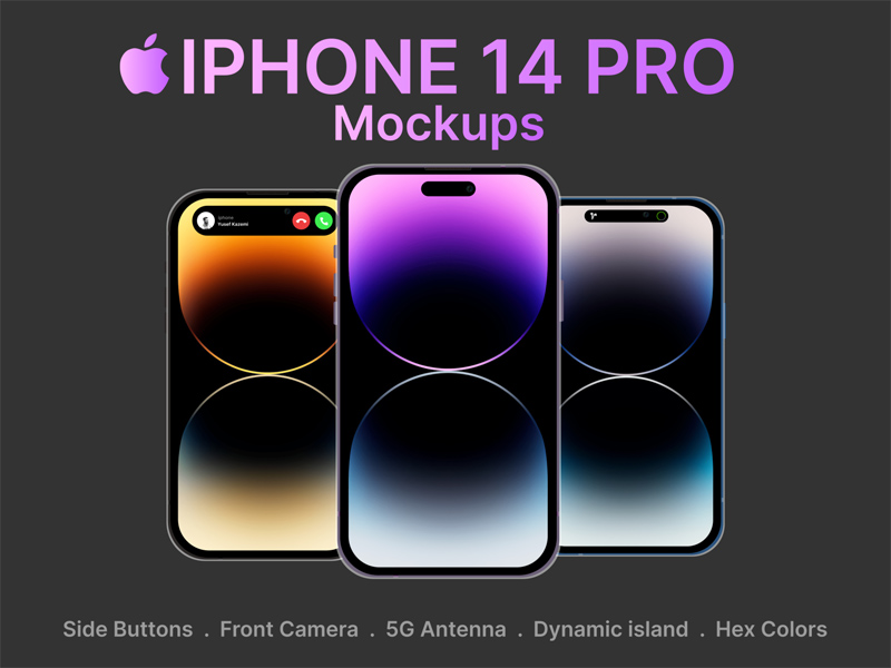 Apple iPhone 14 Pro Mockup