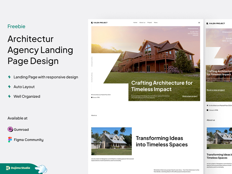 Architecture Firm Website Template