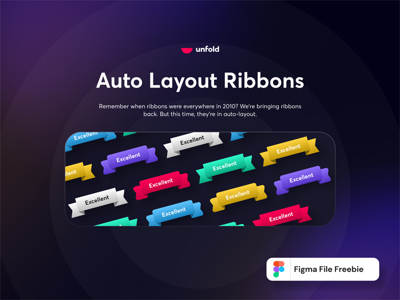 Rubans pour Figma (disposition automatique)