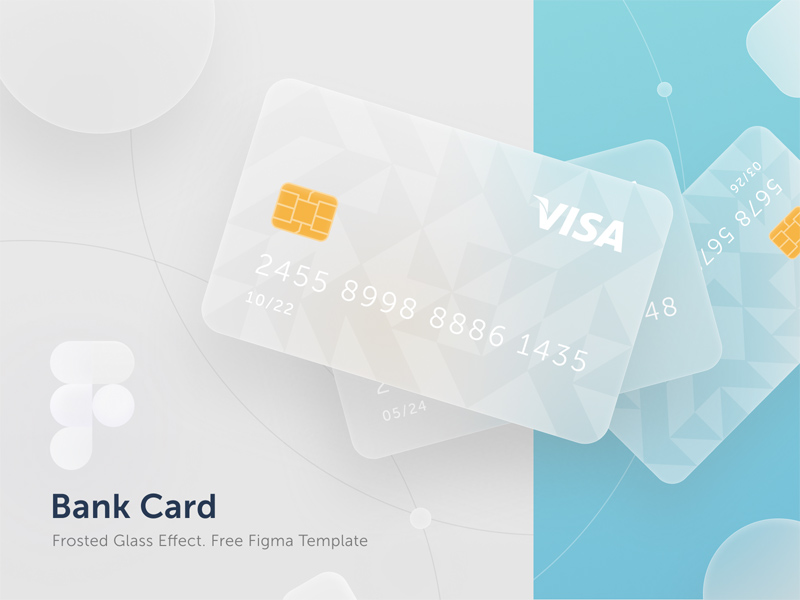 Bank Card Template for Figma