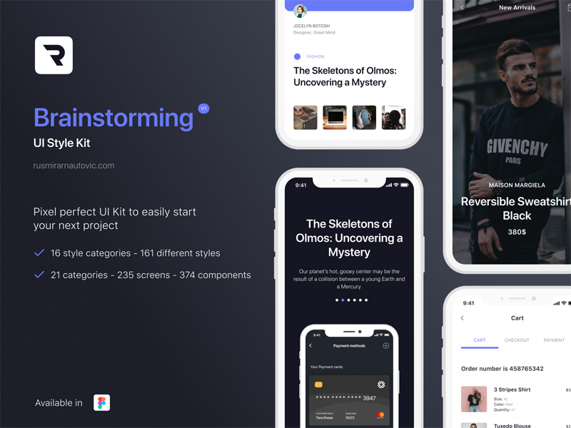 Figma UI Kit - Brainstorming