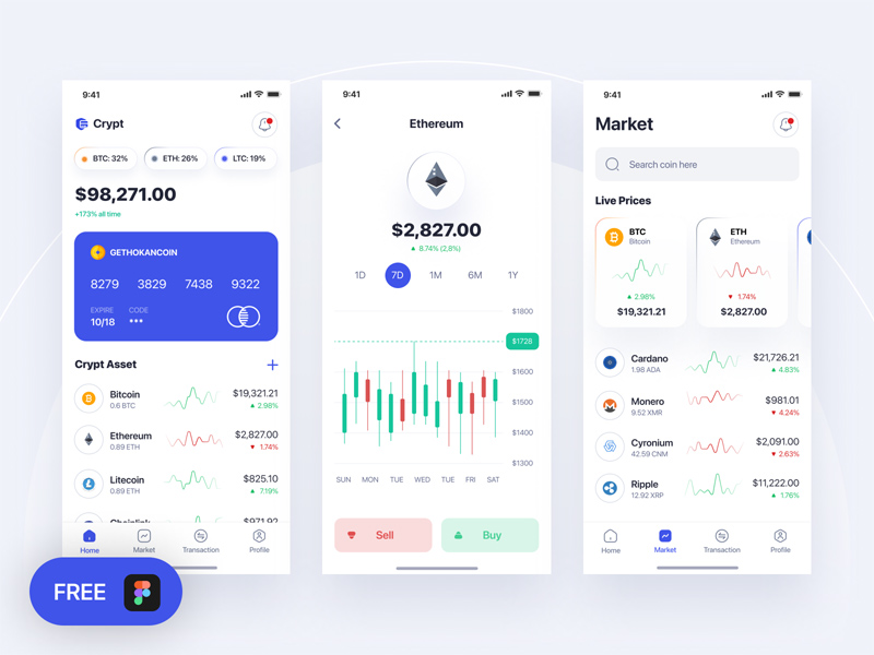 Crypto Trading Plateforme UI