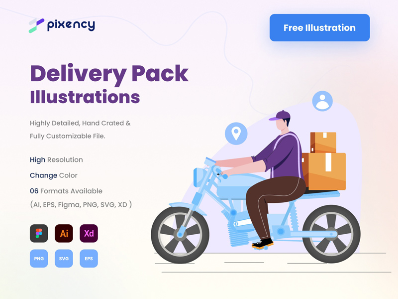 Delivery Service Illustrations