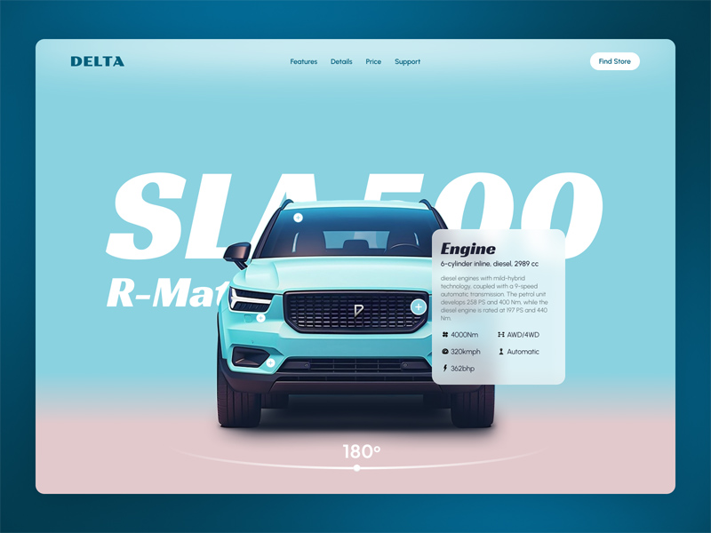 Car Landing Page Template (Delta)