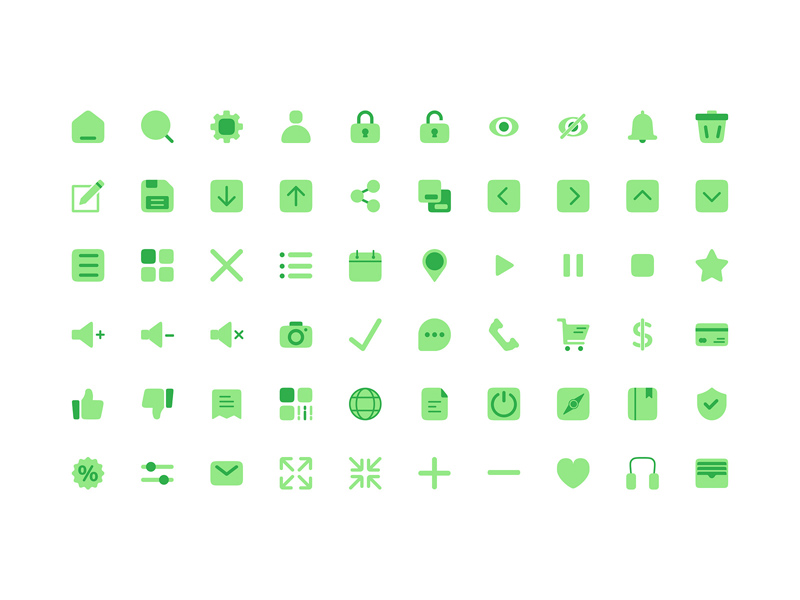 60 Flat UI Icons