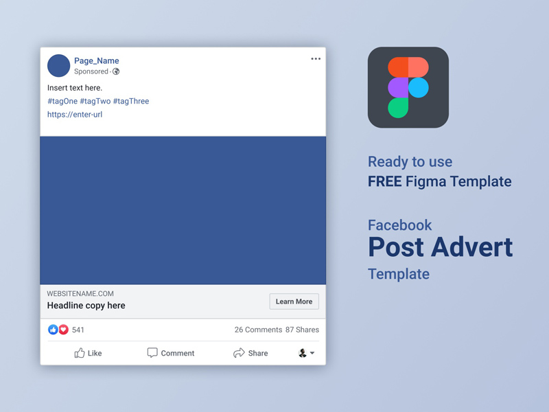 Facebook Ad Mockup pour Figma