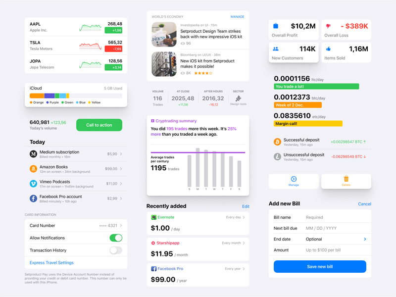 Figma iOS 13 UI Kit Sample