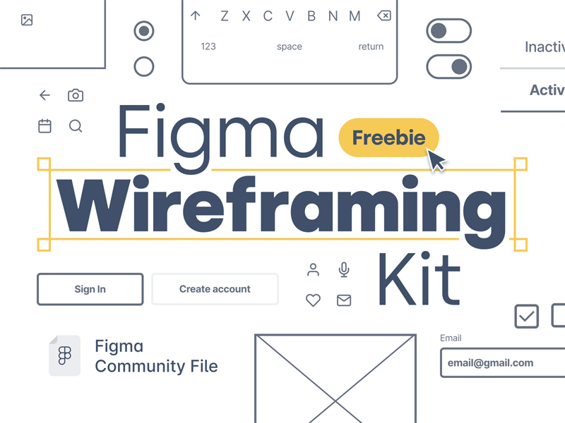 Figma用のワイヤーフレームキット