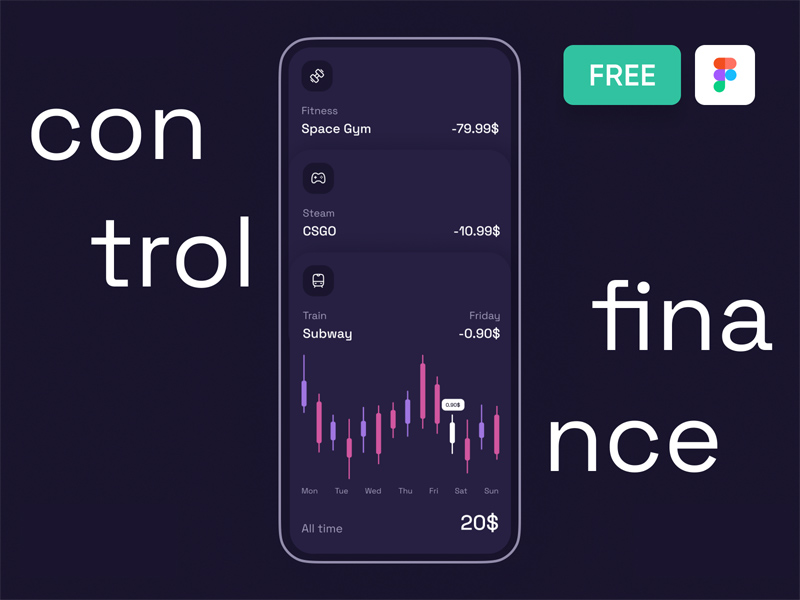 Finanz -App UI