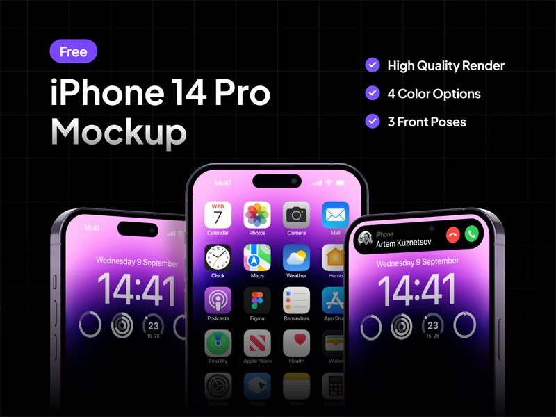 iPhone 14 Pro Mockup