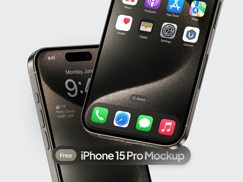 Mockup De IPhone 15 Pro   Recursos Gratuitos De Figma   Descargar