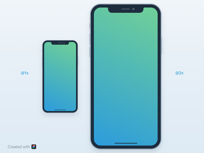 iPhone X Mockup für Figma