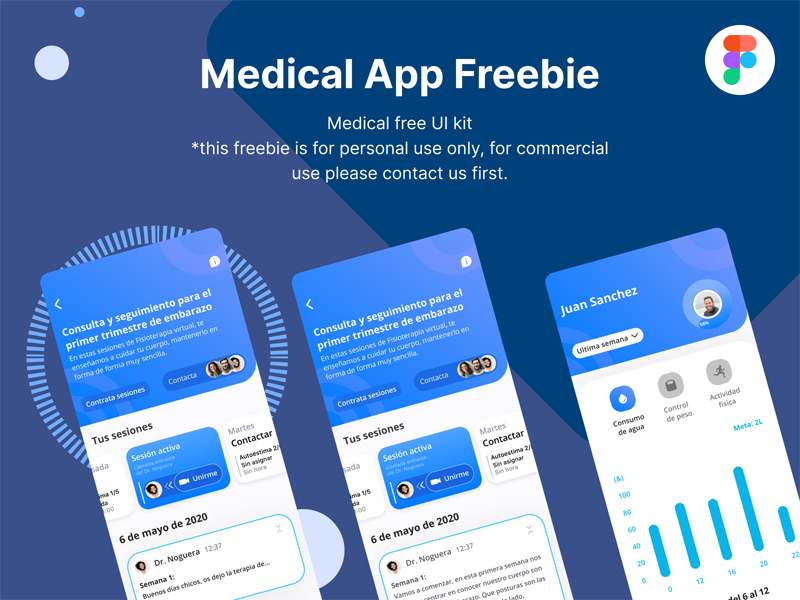 Medizinische App UI