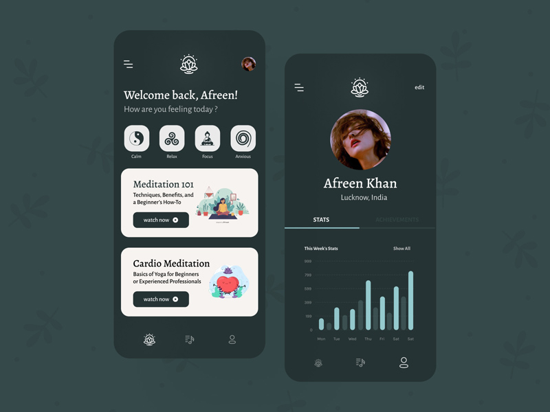 Meditation App Concept
