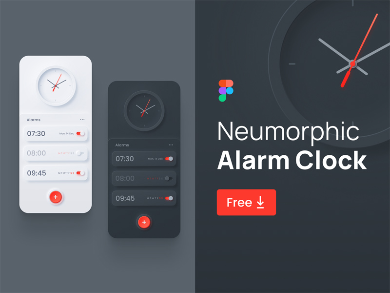 Alarm Clock App UI