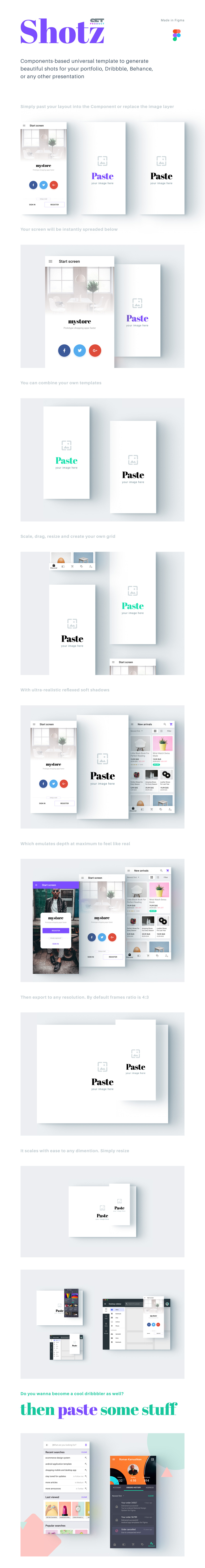 Figma Presentation & Portfolio Mockups