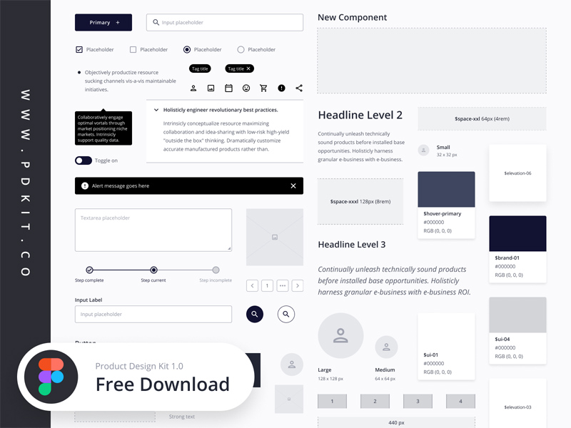 Kit de conception de produit pour Figma