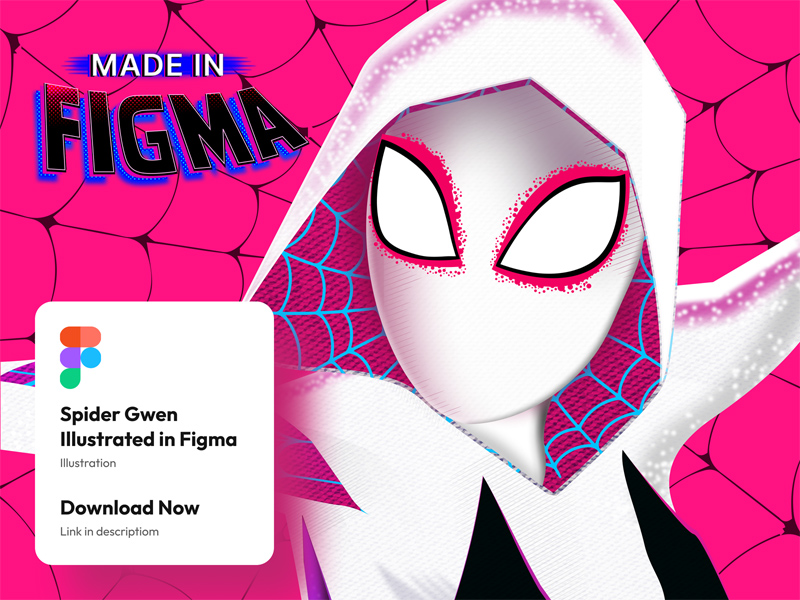 ️ Spider Gwen - Figma -Abbildung