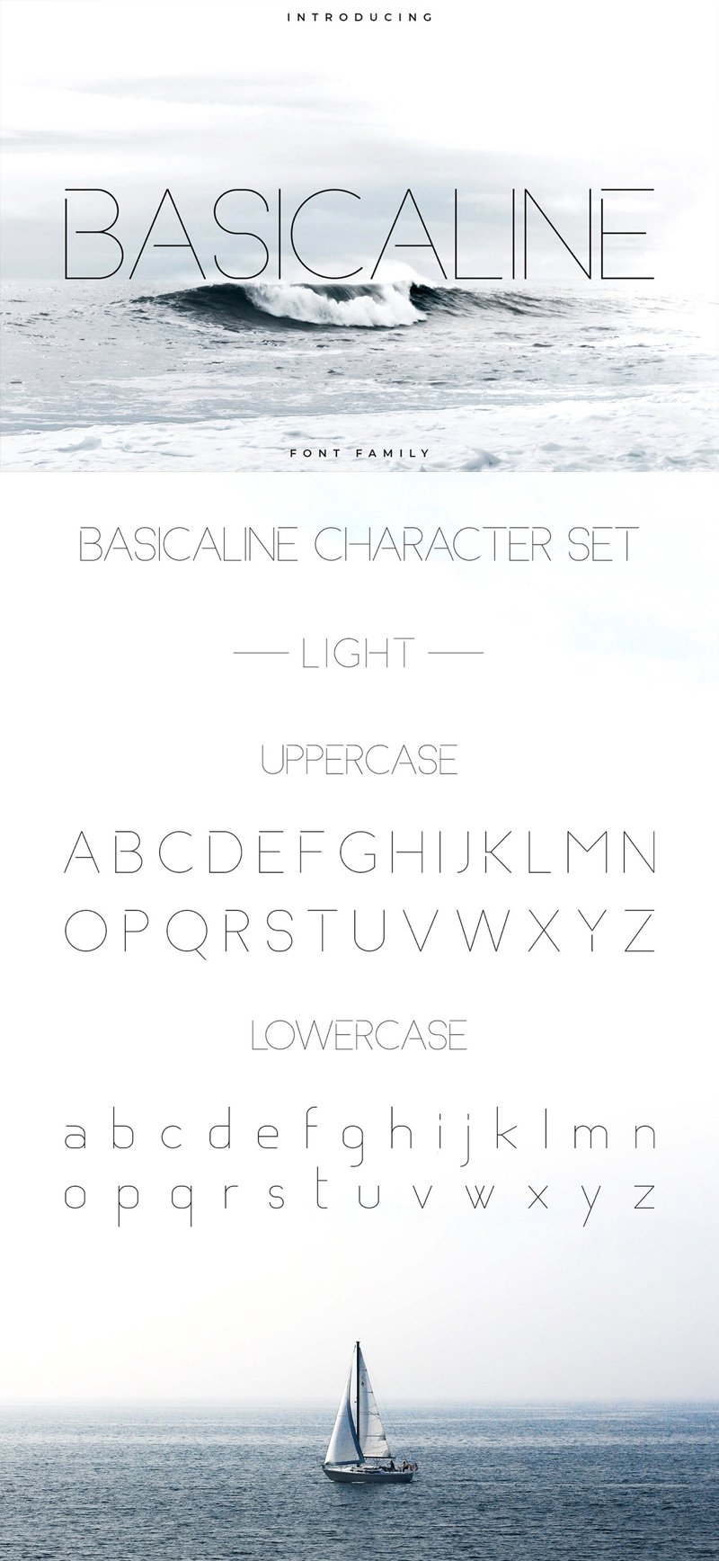 Basicaline Font Family