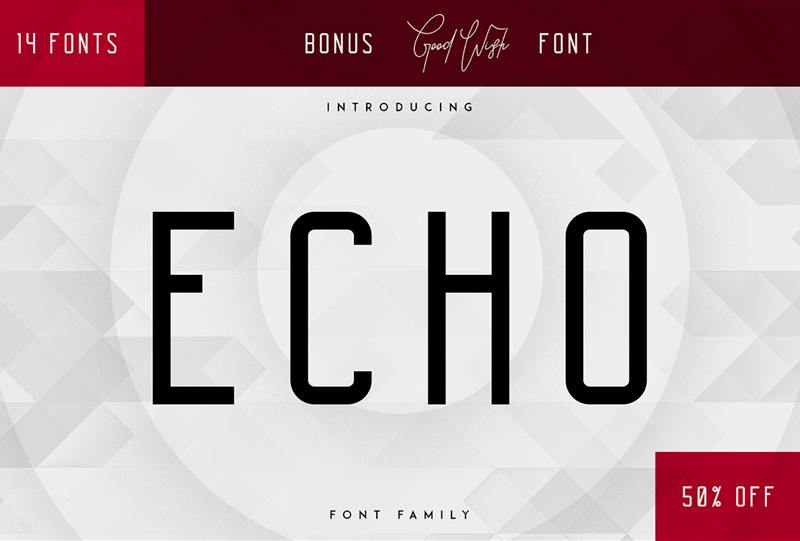 Echo Font Family
