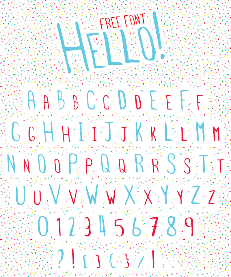 Hello Font – Free Typeface