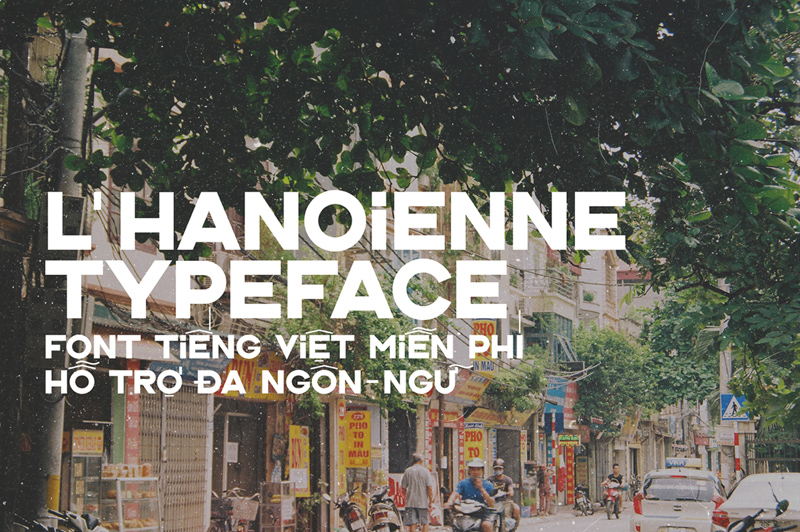 L'Hanoienne Signface - бесплатный шрифт