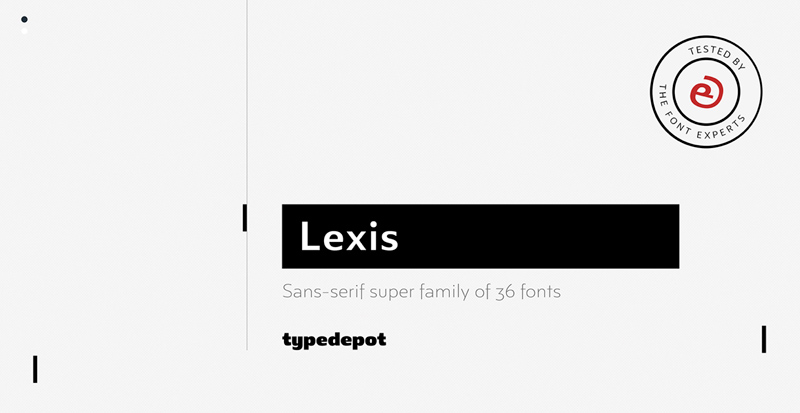 Lexis Typeface