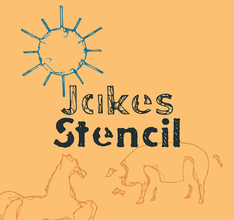 Тип LRC - шрифт Jakes Stencil