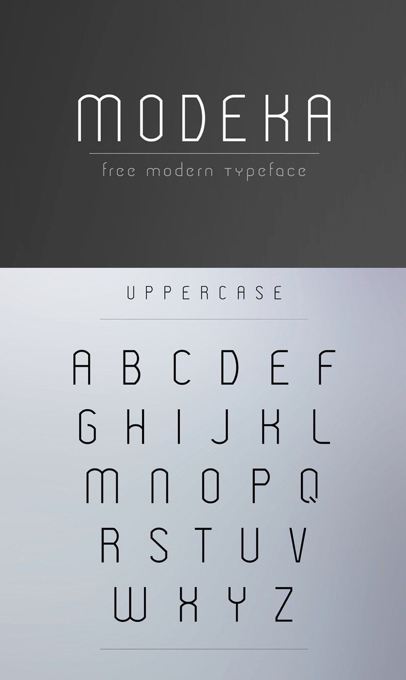 Modeka Font – Modern Typeface