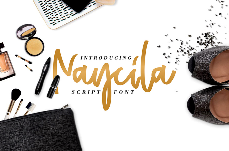 Naycila Font - модный шрифт