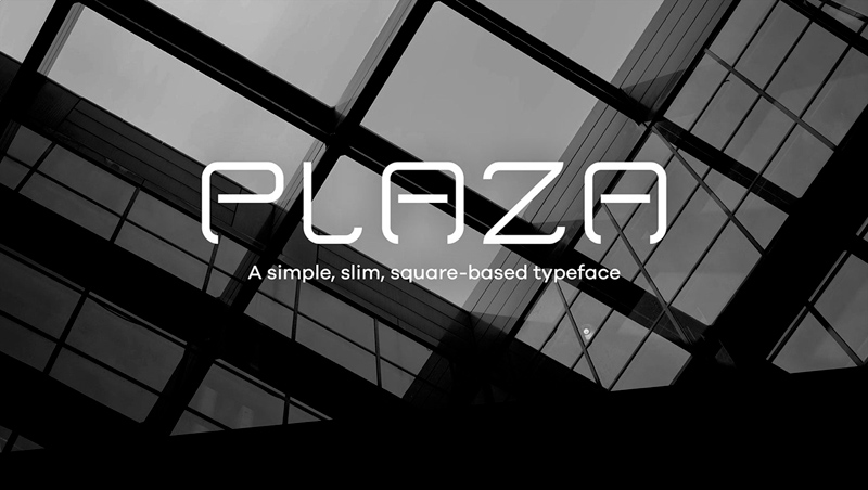 Plaza -Schrift