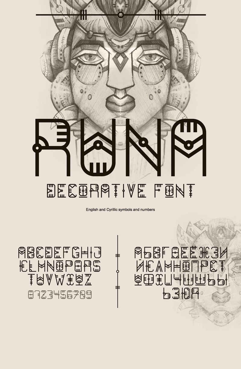 Runa Decorative Font