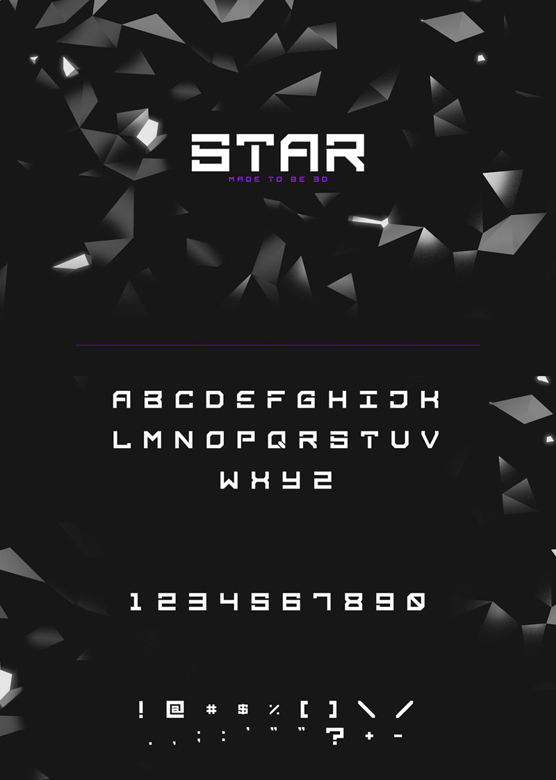 Звездный шрифт