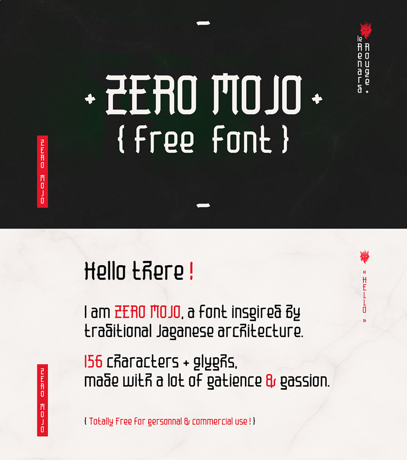 Zero Mojo -Schrift