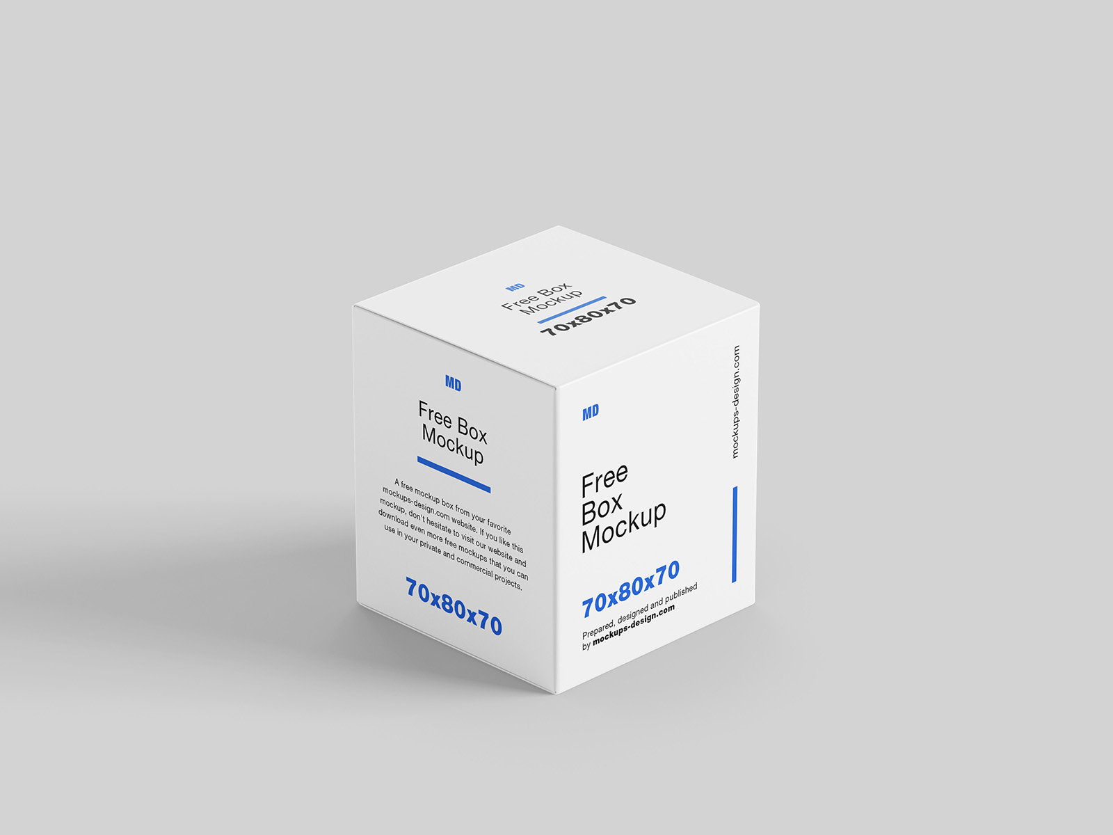 5 Scenes from the Packaging Box Mockup
