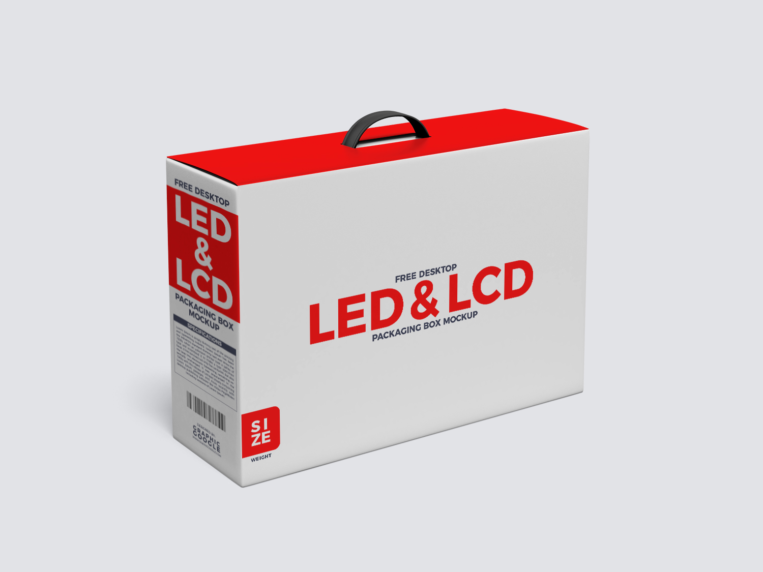 Desktop LCD & LED -Verpackungsbox mit Handlungsmodelle