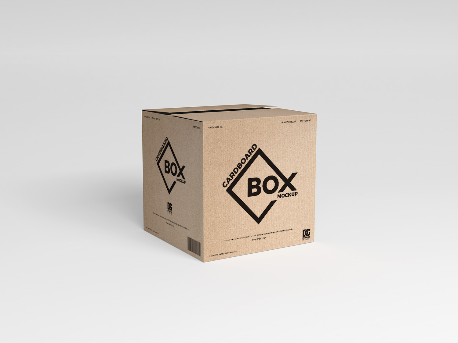 Макетка упаковки картонной коробки