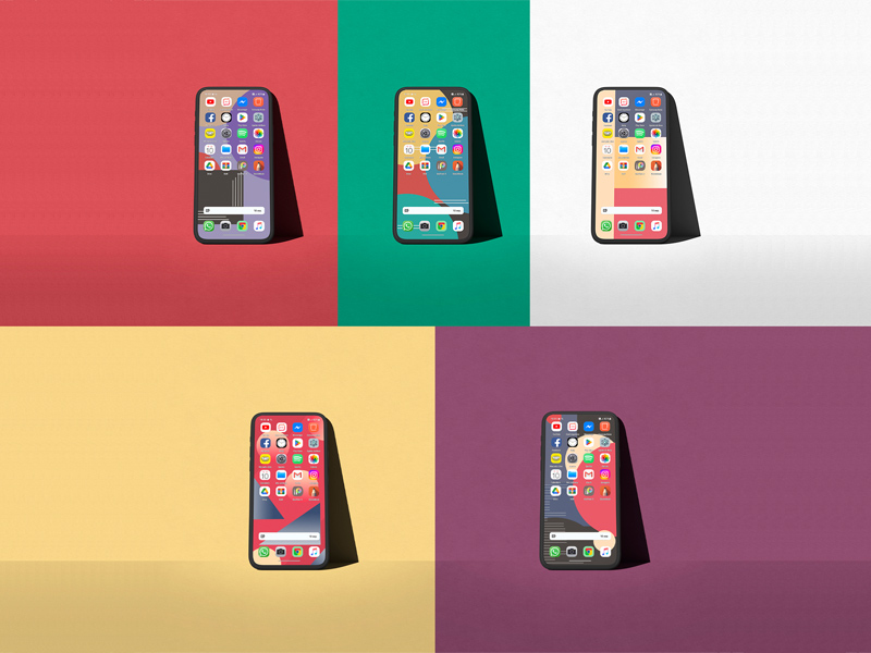 Phone Wallpapers: Free PSD