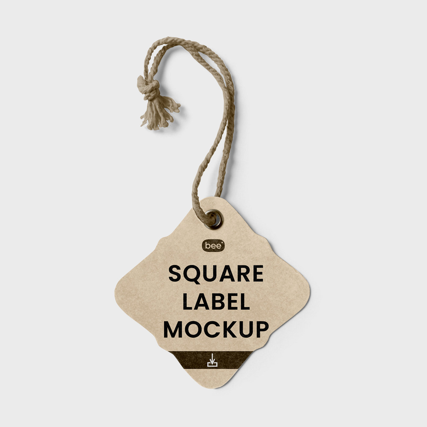 Square Label Mockup in Front Sight