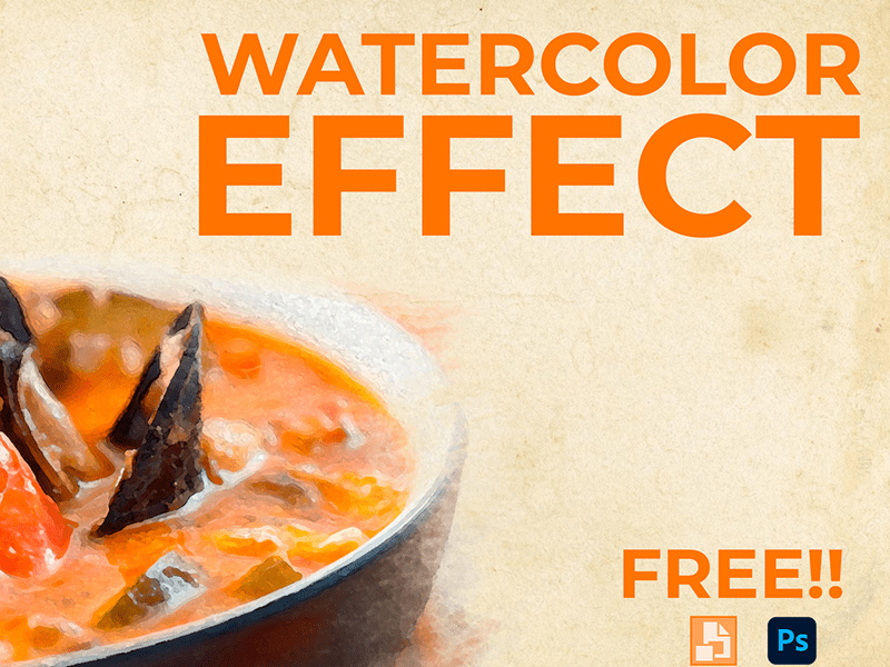 Watercolor Effect PSD