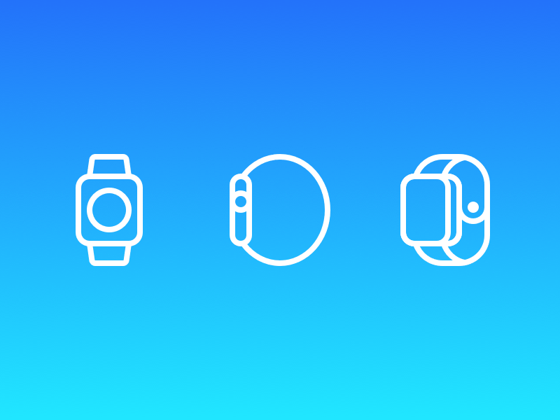 Icônes de l’Apple Watch