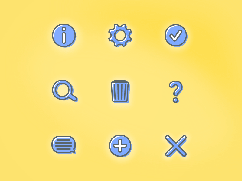Paquete de iconos de la aplicación