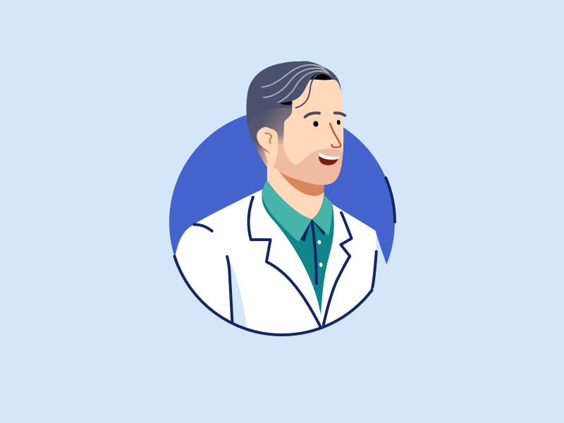Doctor Profile Illustration Sketch Resource