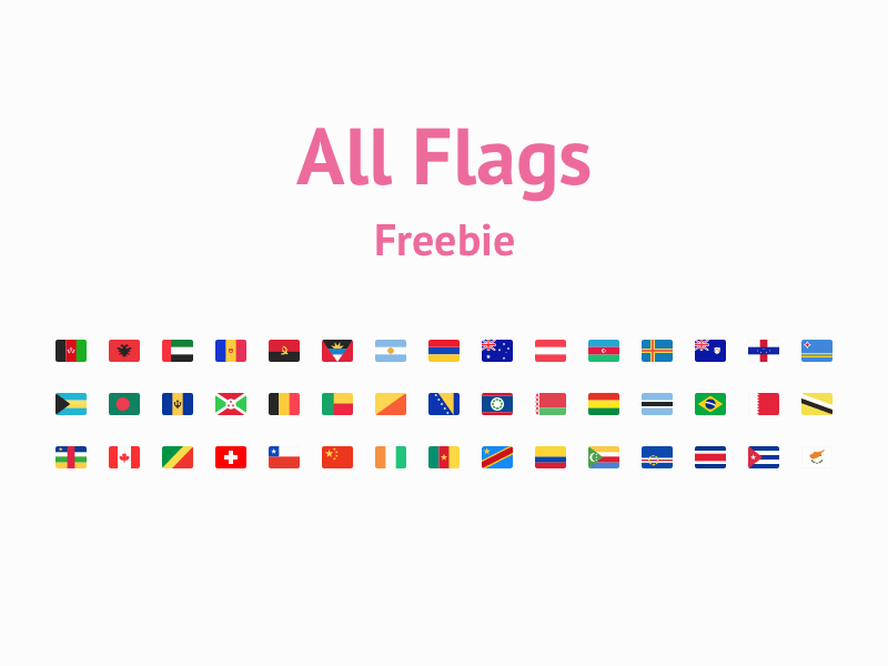 Country Flags Pack Freebie