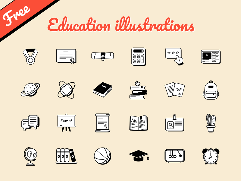 Iconos de la educación