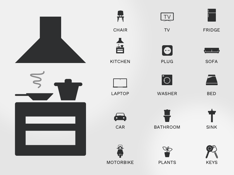 15 Home Icons Sketch-Ressource