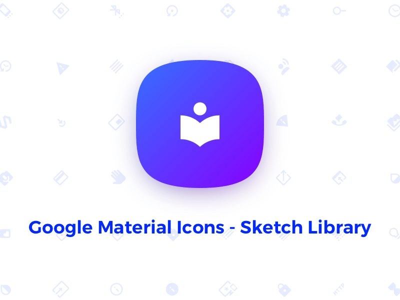 Iconos de materiales de Google – Biblioteca de bocetos