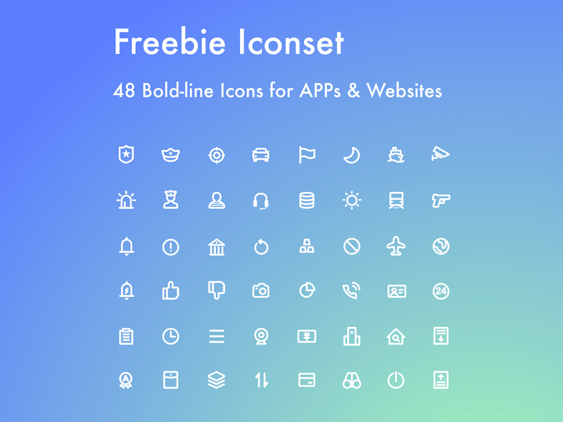 48 Line Icons