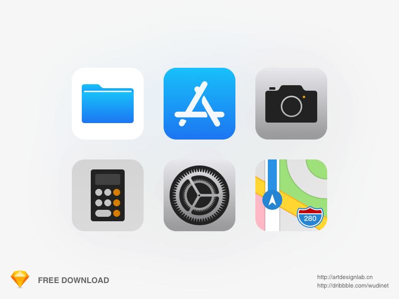 Pack icônes iOS11