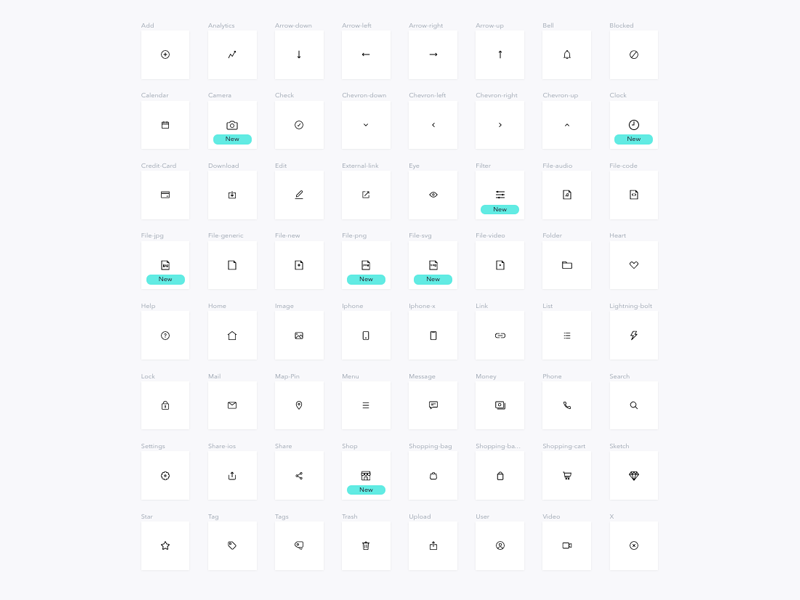 Библиотека эскизов Keyicons